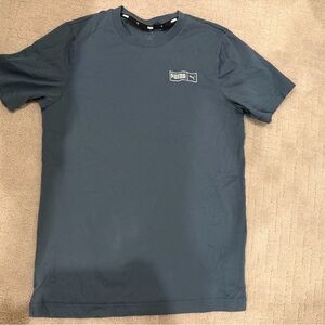 Puma Men's Short-Sleeve Crew Tee in Slate Blue